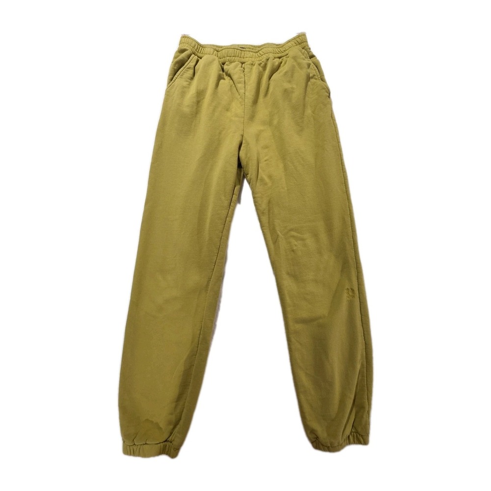 Monroe Women's  Joggers Sweatpants 100% Cotton Elastic Waist Side Pockets Size L